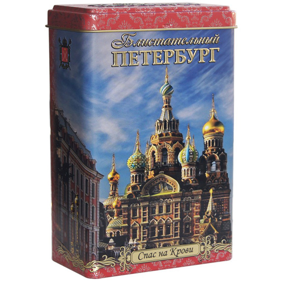 Чай - Блистательный Петербург, Спас на Крови, подарочный чай, набор чая подарочный