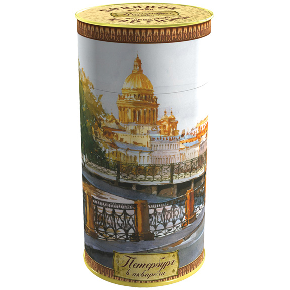 Чай "Петербург в акварели - Исаакиевский собор" , подарочный чай, набор чая подарочный