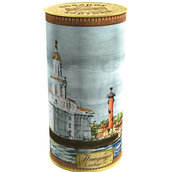Чай "Петербург в акварели - Стрелка Васильевского острова" , подарочный чай, набор чая подарочный