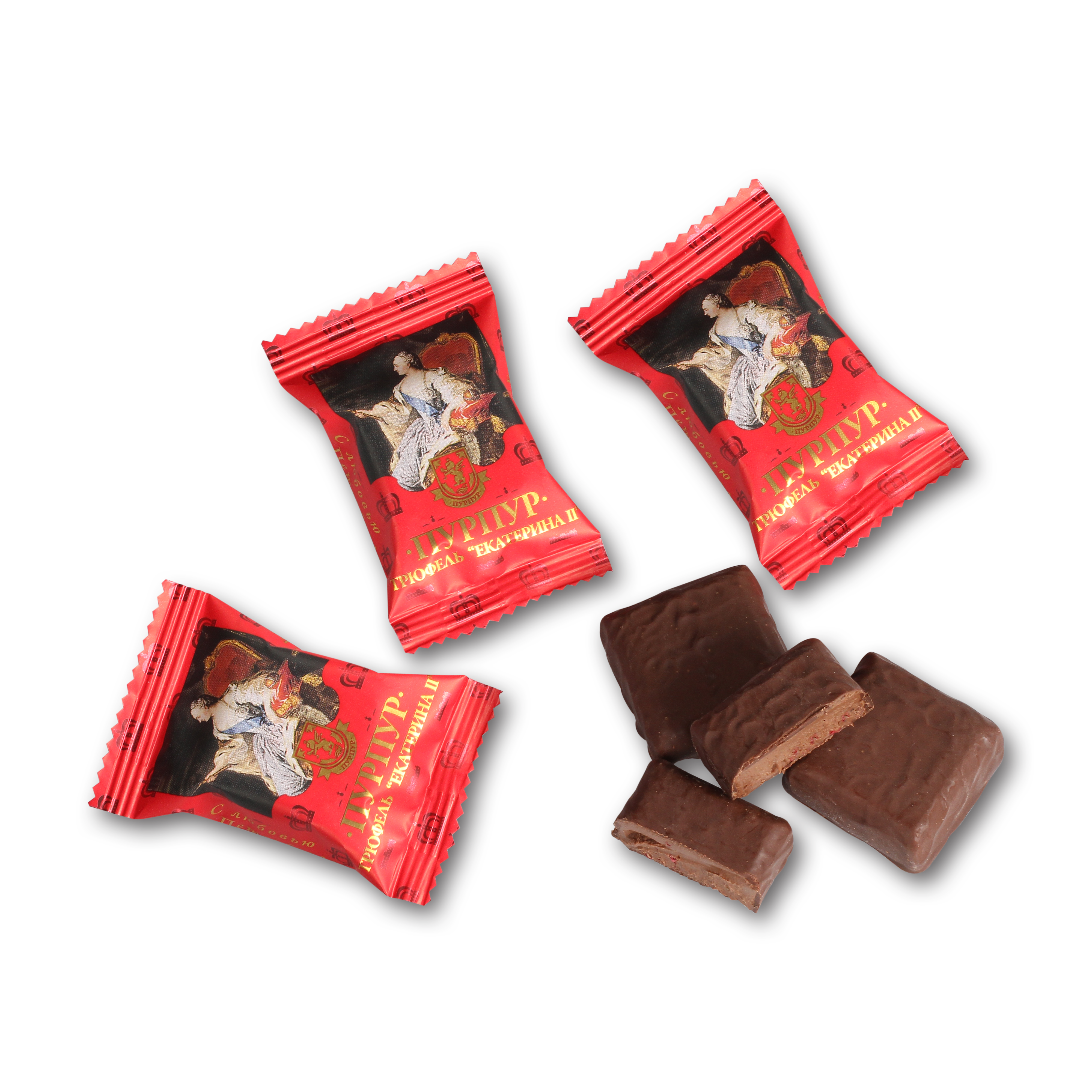 Екатерина II (трюфели в темном шоколаде 55% какао)