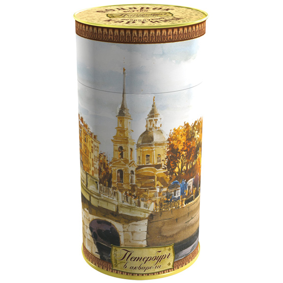 Чай "Петербург в акварели - Церковь Святого Симеона и Анны" , подарочный чай, набор чая подарочный