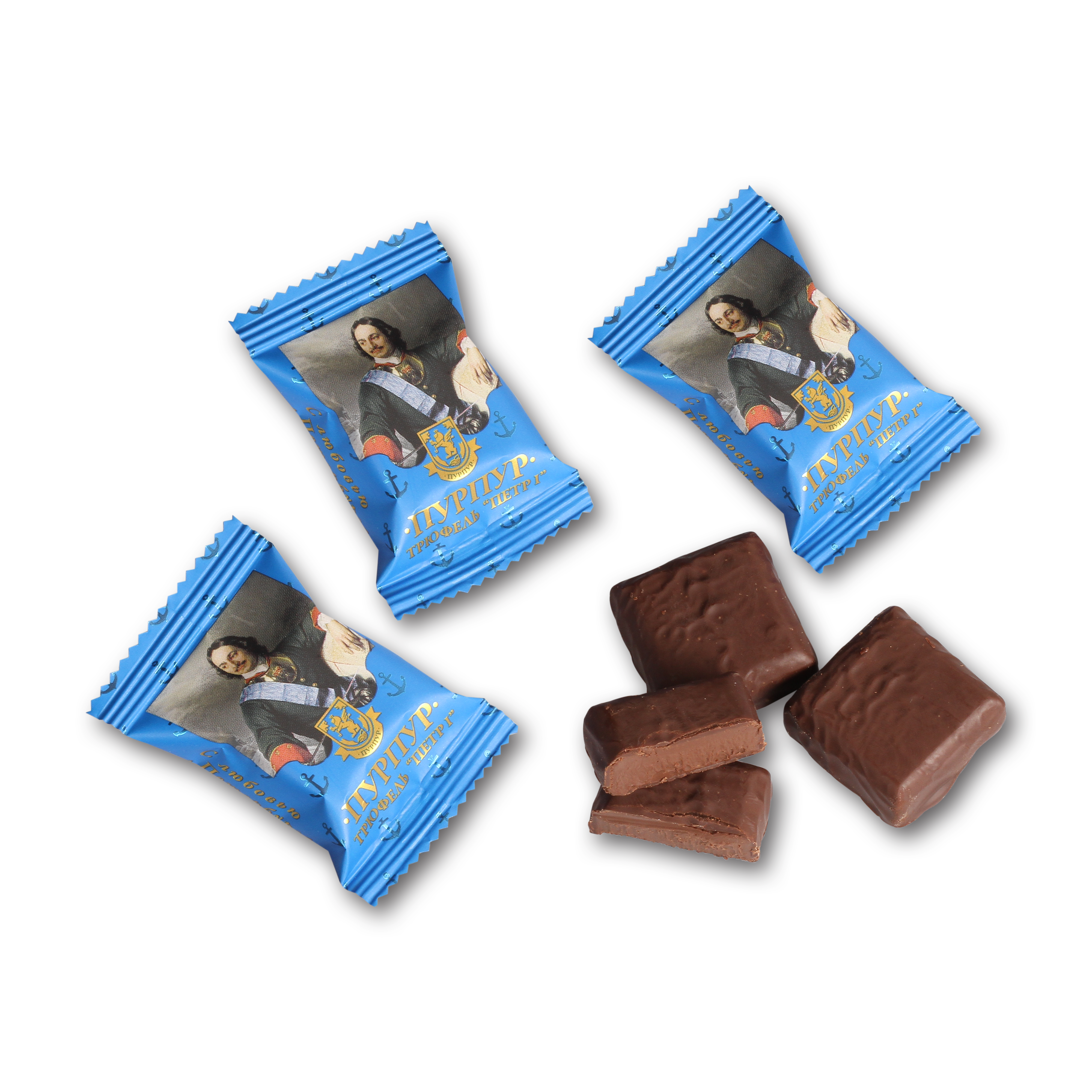 Петр I (трюфели в темном шоколаде 55% какао)